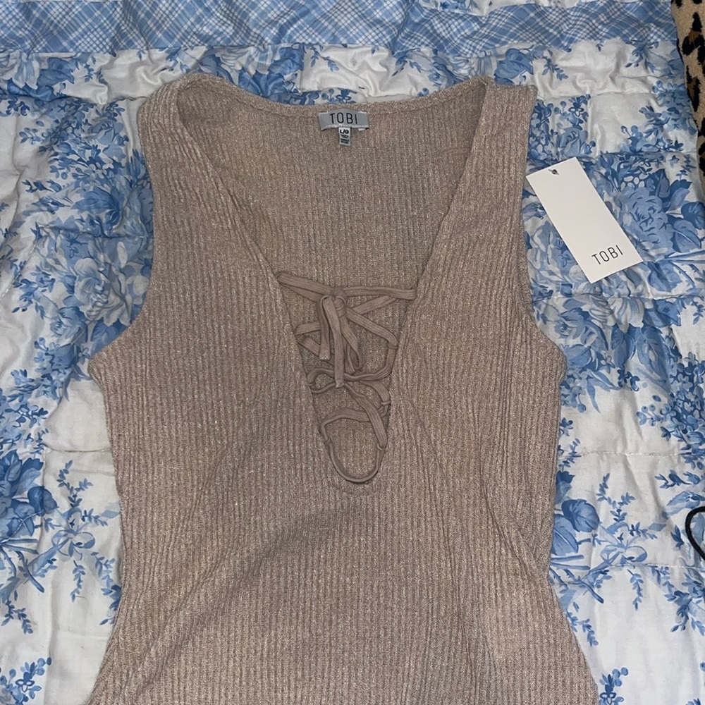 Women’s Lace up Bodysuit Top